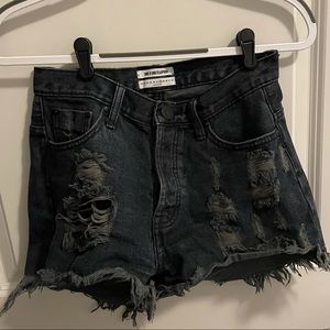 One Teaspoon black shorts